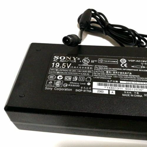 Sony Original Power Adapter 19.5V 6.2A ACDP-120N02 2