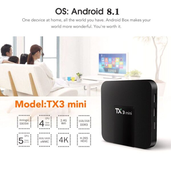 TX3 Mini Android TV Box Smart TV