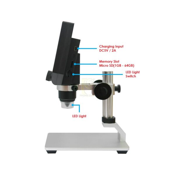 Digital Microscope 1-600x 4.3 Inch HD Display Bangladesh