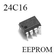 24C16PC Serial CMOS EEPROM Memory IC Bangladesh