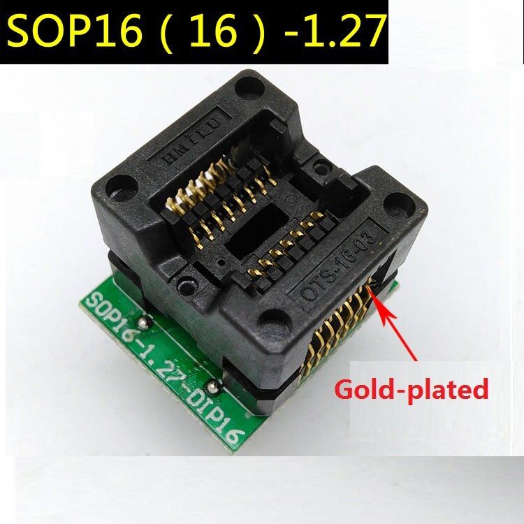 SOP16 to DIP16 Adapter IC Programmer Socket Bangladesh