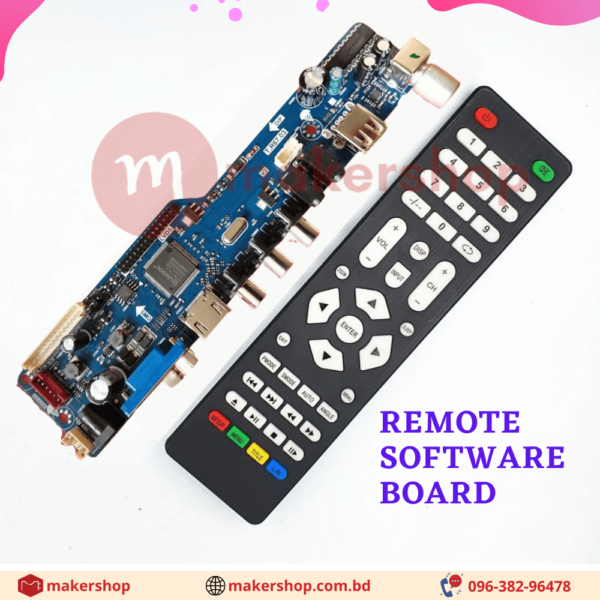 T.R67.03 Universal TV Motherboard Remote Code Software Supported